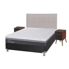CIC - Box Spring Ortopedic Advance B5 Black 2 Plazas