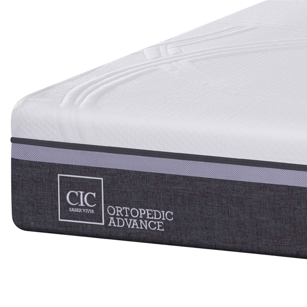 CIC - Cama Europea Ortop Adva46 2 Plazas + Respaldo + 2 Veladores Cic