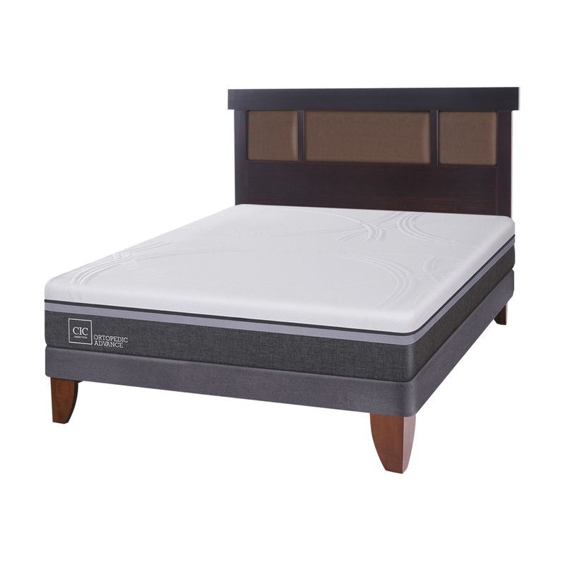 CIC - Cama Europea Ortop Adva49 2 Plazas + Respaldo Cic