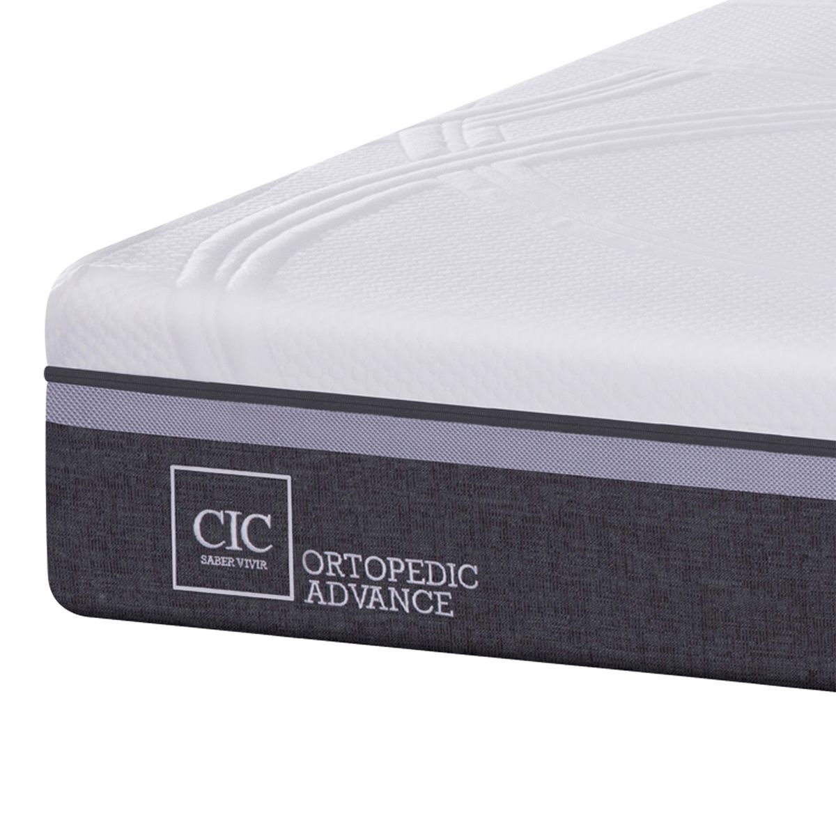CIC - Cama Europea Ortopedic Advance 2 Plazas Base Dividida + Muebles New Torino Chocolate   Cic