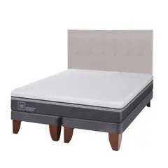 CIC - Cama Europea Ortopedic Advance 2 Plazas Base Dividida 150X200 Cm + Respaldo Tigris