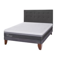 Cama Europea Ortop Adva62 2 Plazas + Respaldo