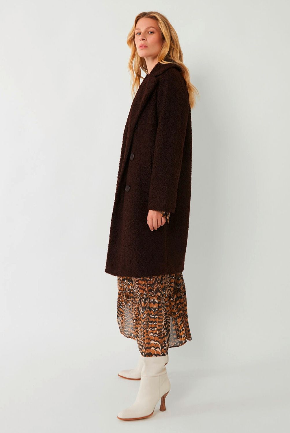 WAREHOUSE - Abrigo Casual Mujer
