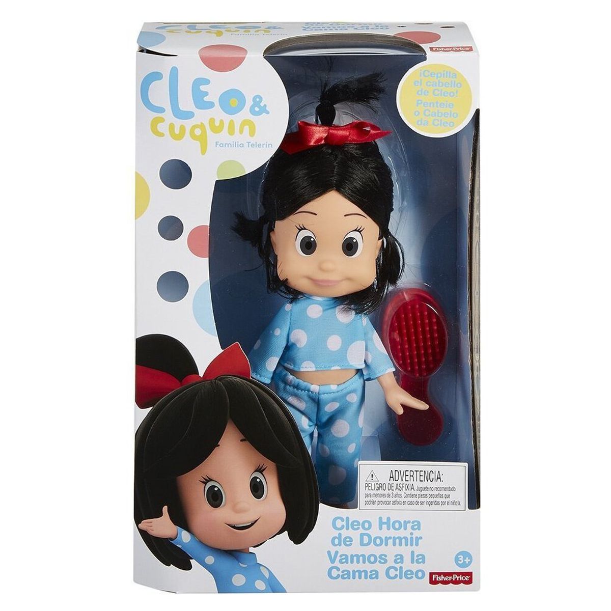 FISHER PRICE - Cleo Hora De Dormir-Cleo  Cuquin -Familia Telerin