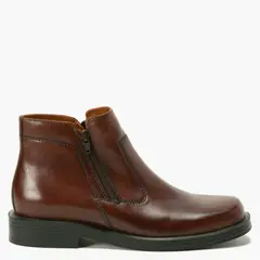 GUANTE - Botin Hombre Cuero Cafe