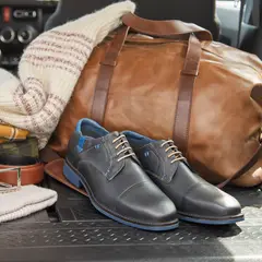 GUANTE - Zapato Formal Hombre Cuero Café