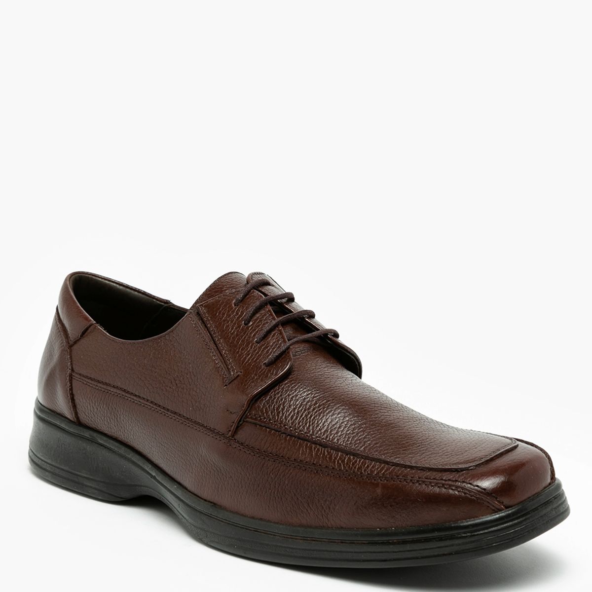 GUANTE - Guante Zapato Formal Hombre Cuero Cafe