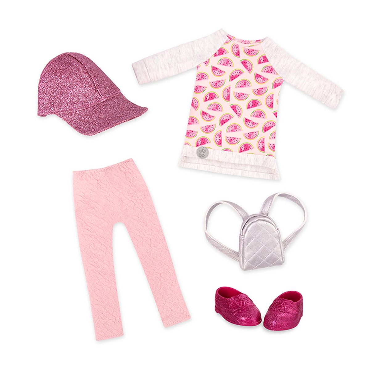 OUR GENERATION - Caramba Glitter Girls Tenida Brillante de Pies A Cabeza Our Generation