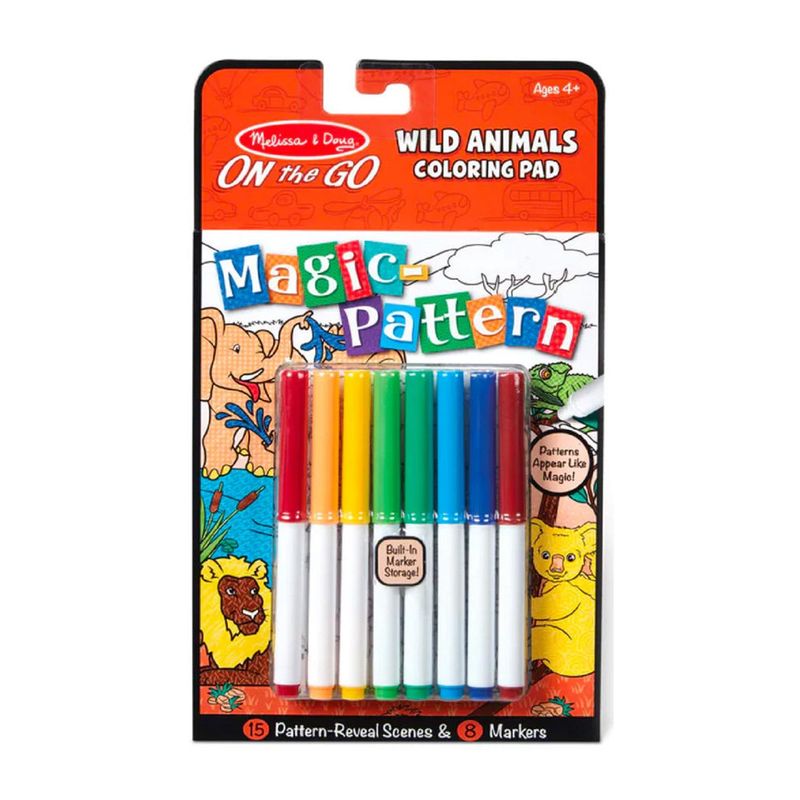 MELISSA & DOUG - Magic Pattern - Animales Salvajes Melissa & Doug