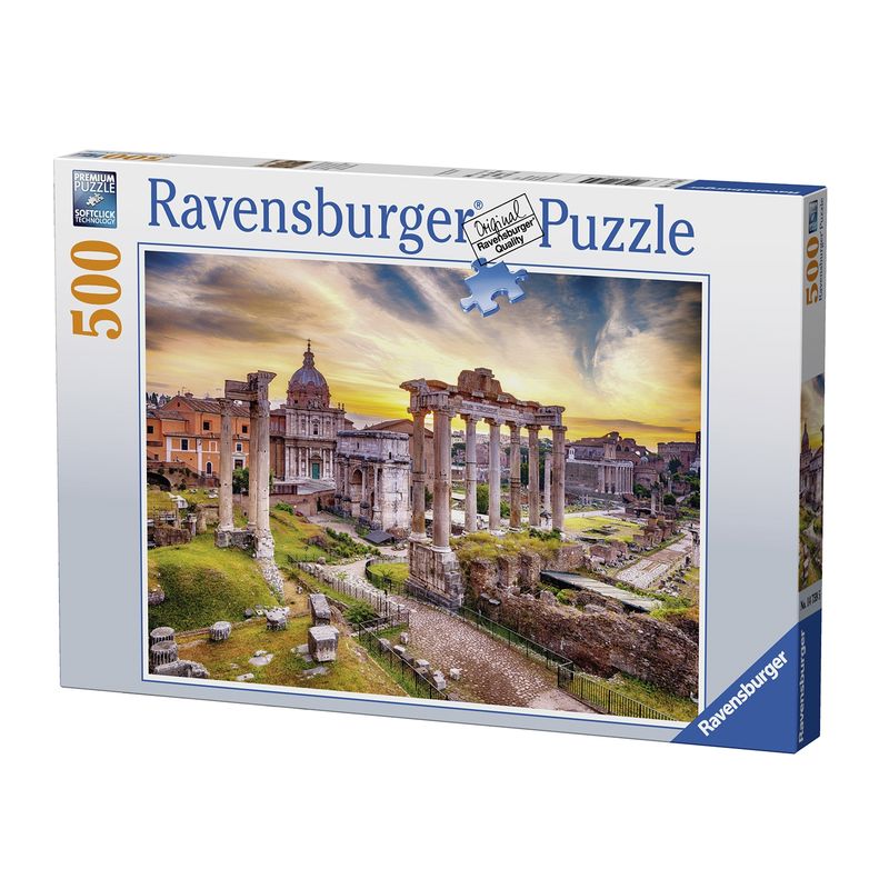 Ravensburger - Puzzle Anochecer en Roma - 500 Piezas
