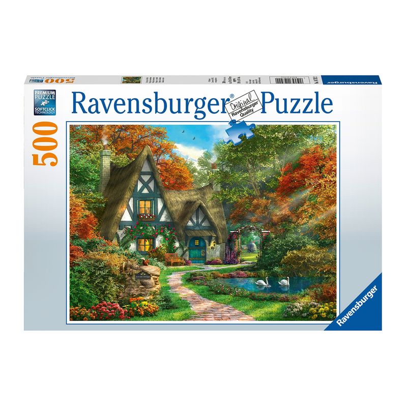 Ravensburger - Ravensburger Puzzle Cabaña Escondida  - 500 Piezas