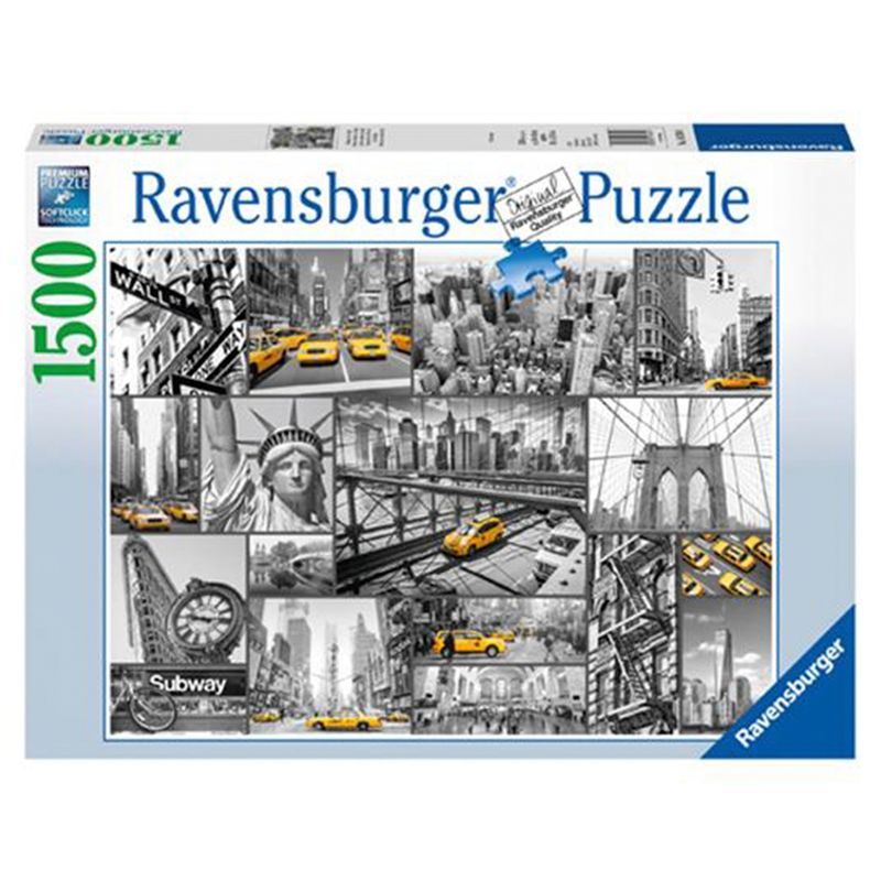 RAVENSBURGER - Puzzle Taxis En Nueva York - 1500 Piezas Ravensburger