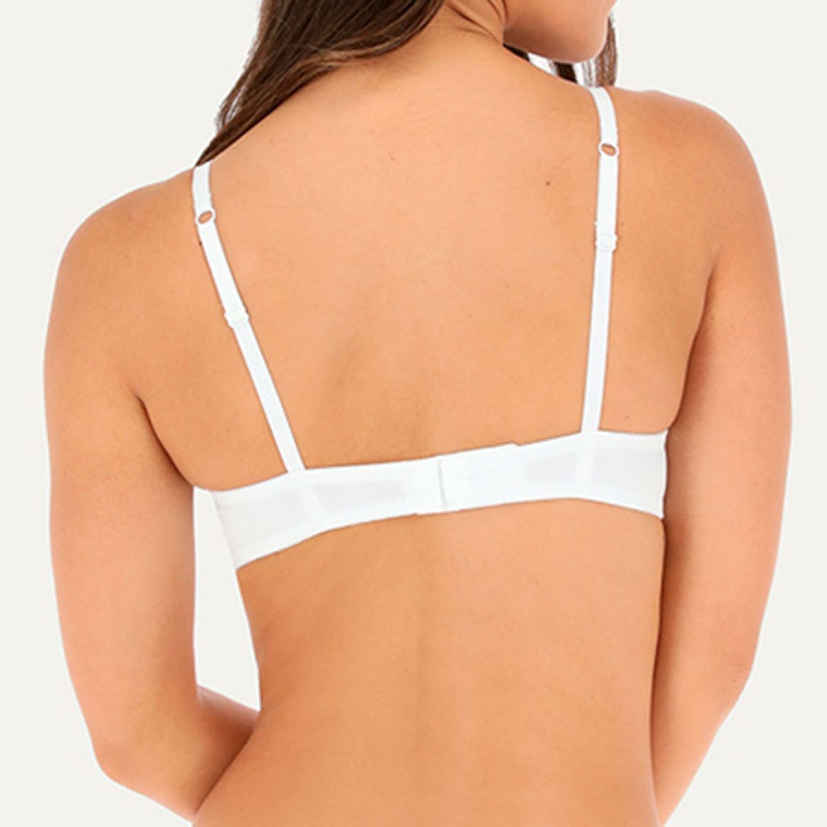 FLORES - Sostén Doble Push Up Copas Con Encaje Mujer Flores