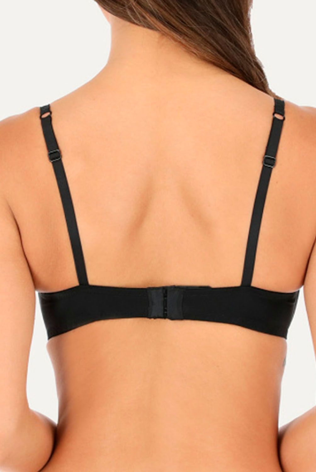 FLORES - Sostén Doble Push Up Copas Con Encaje Mujer Flores
