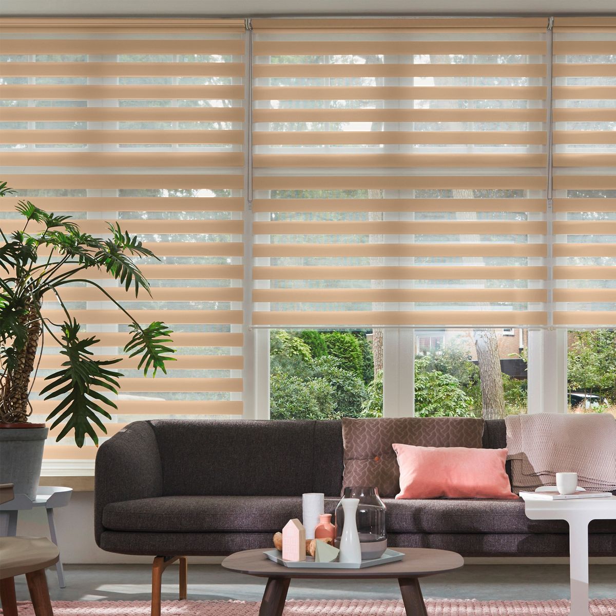 BASEMENT HOME - Roller Dúo Liso Poliéster 100x80 cm Basement Home