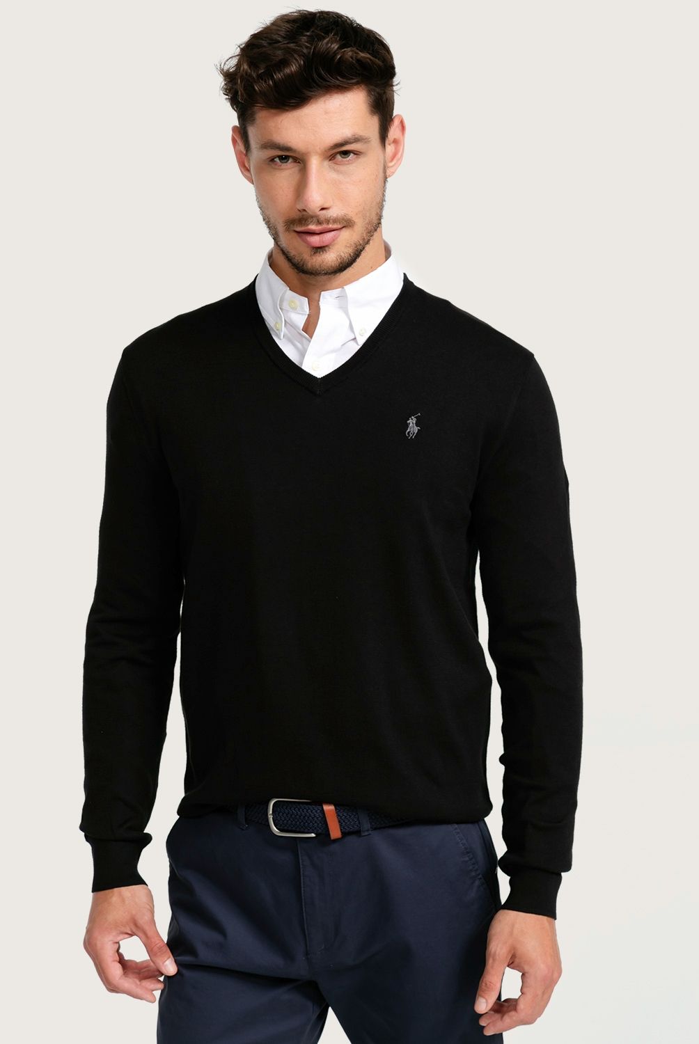 POLO - Polo Sweater de Algodón Hombre