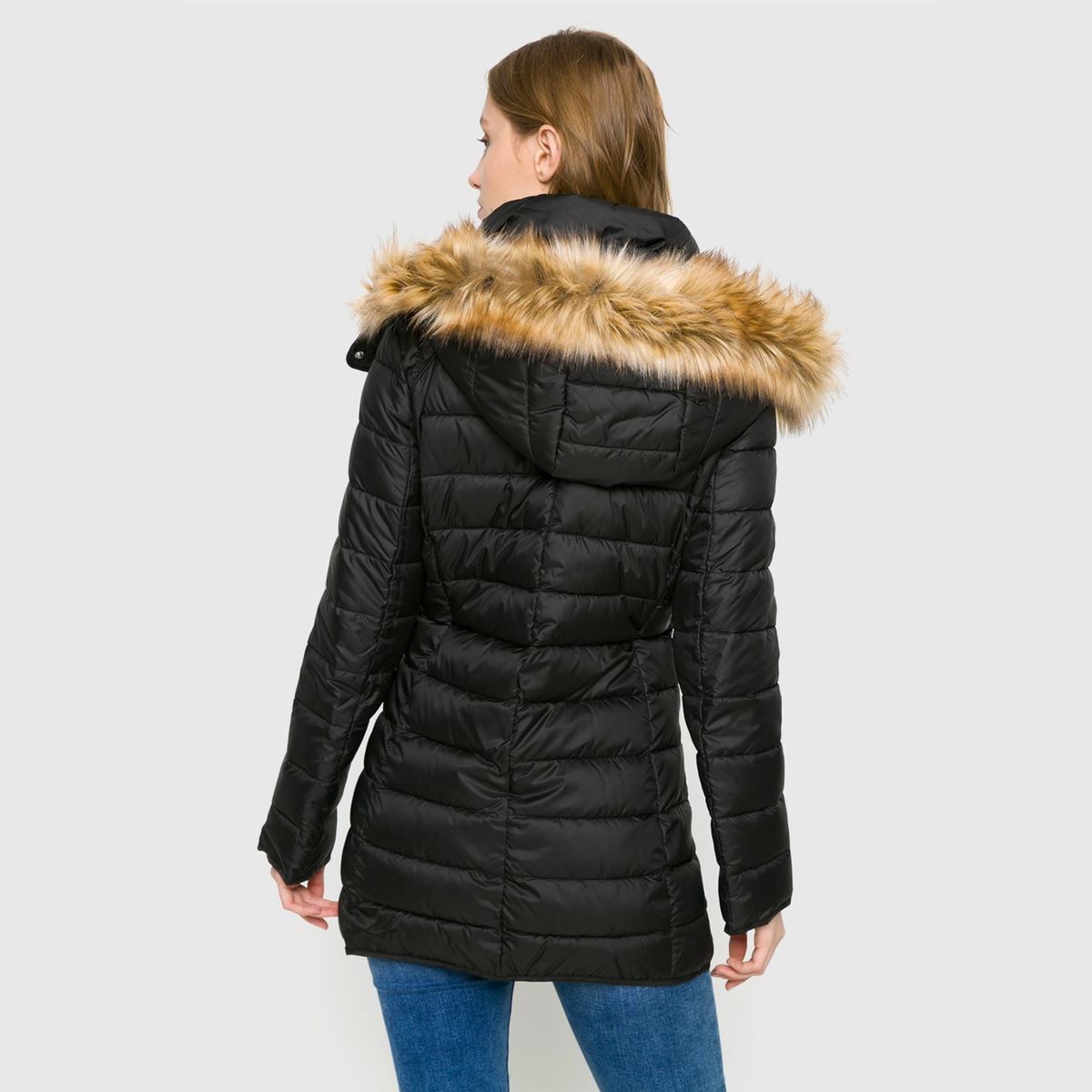 MARK NY - Parka Manga Larga Mujer
