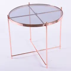 DISEÑO 3 - Mesa Centro X Cobre Vidrio 830