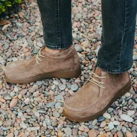 Botín Hombre Cuero Café