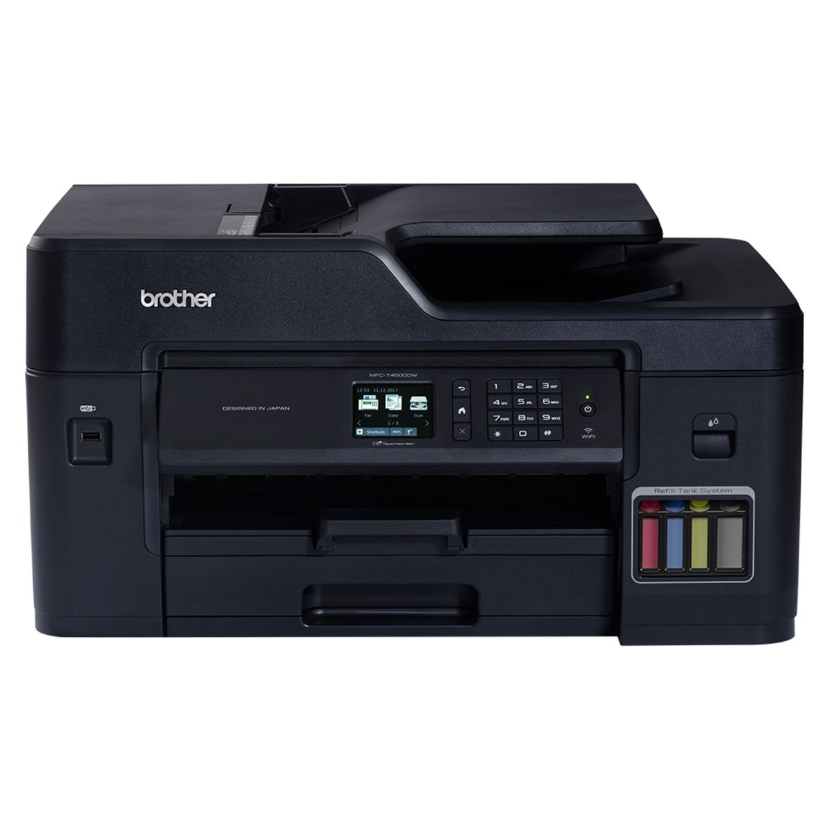 BROTHER - Impresora Multifuncional Brother MFCT4500DW Tinta Continua Color WiFi Dúplex ADF Ethernet