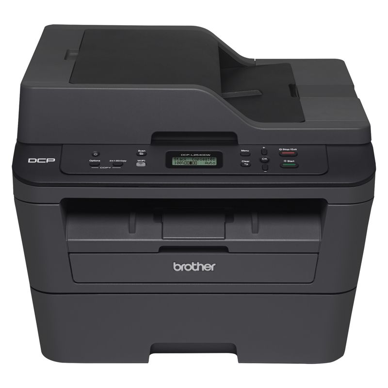 BROTHER - Impresora Multifuncional Láser DCPL2540DW Monocromatico WiFi Dúplex ADF Ethernet Brother