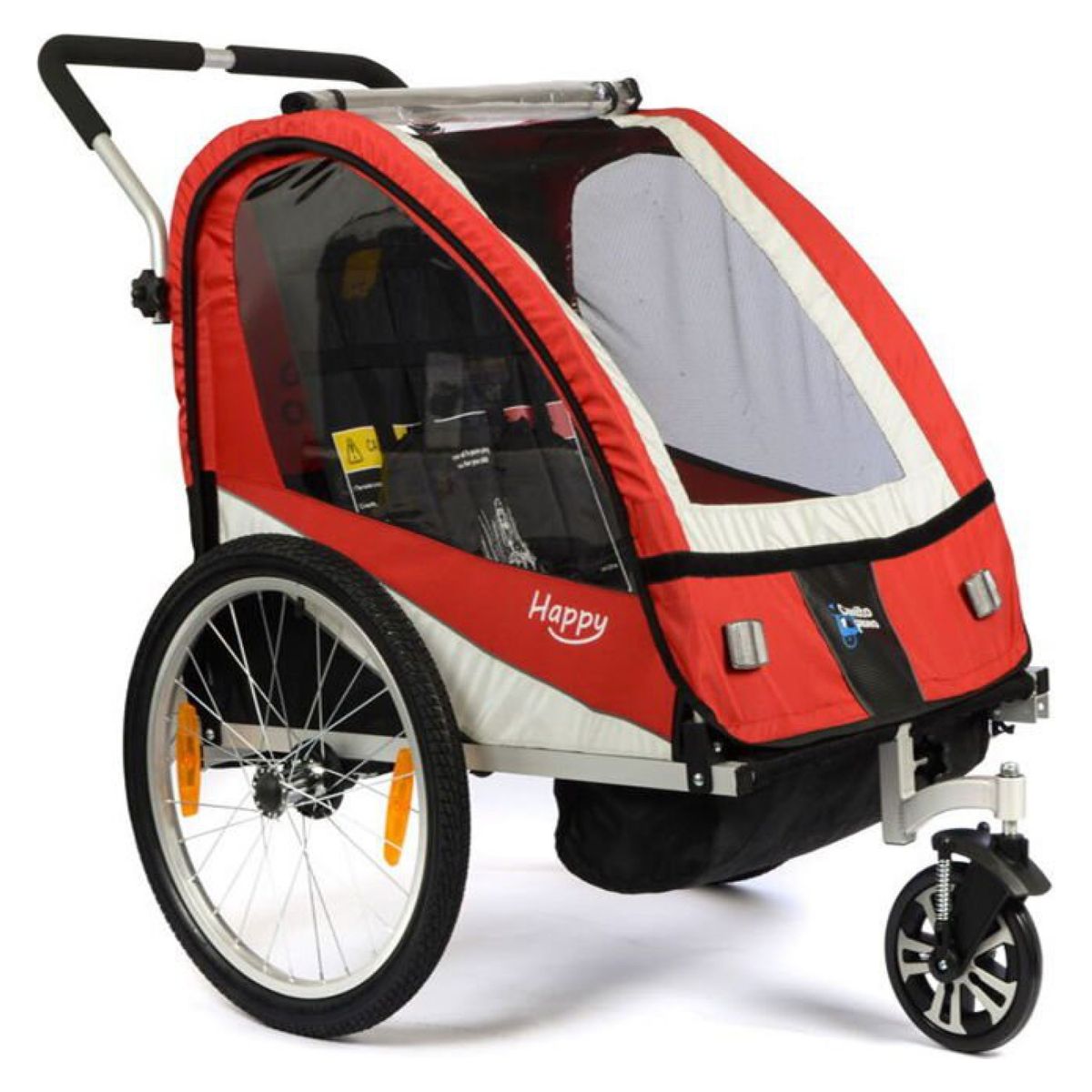 CARRITO DE PASEO - Carrito Happy Trailer + Stroller | Dark Red