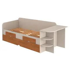 DECOCASA - Base de Cama 2 Cajones