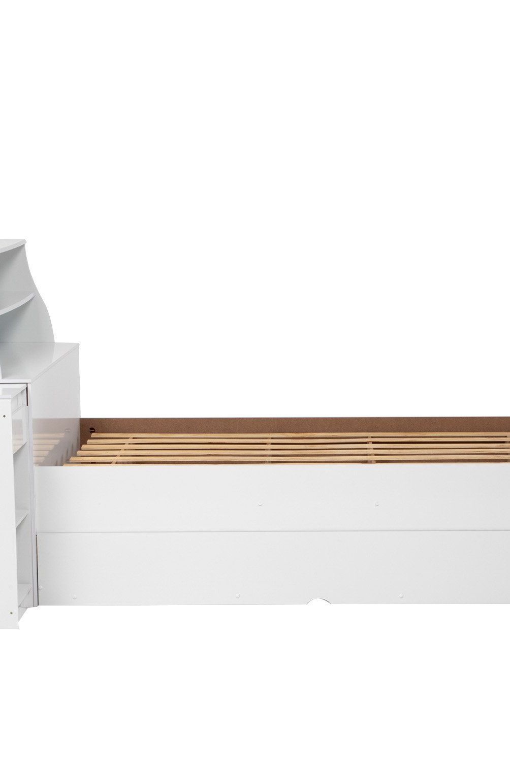 DECOCASA - Base de Cama + Velador Escritorio Retráctil Decocasa