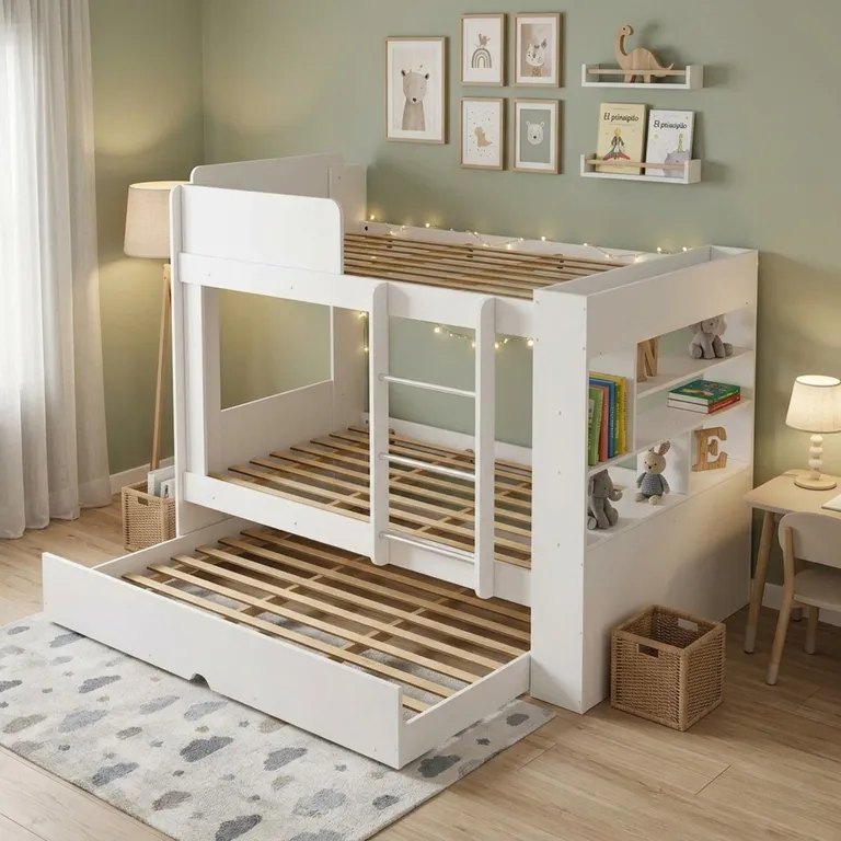 DECOCASA Camarote 1,5 Plaza + Cama Auxiliar Mari