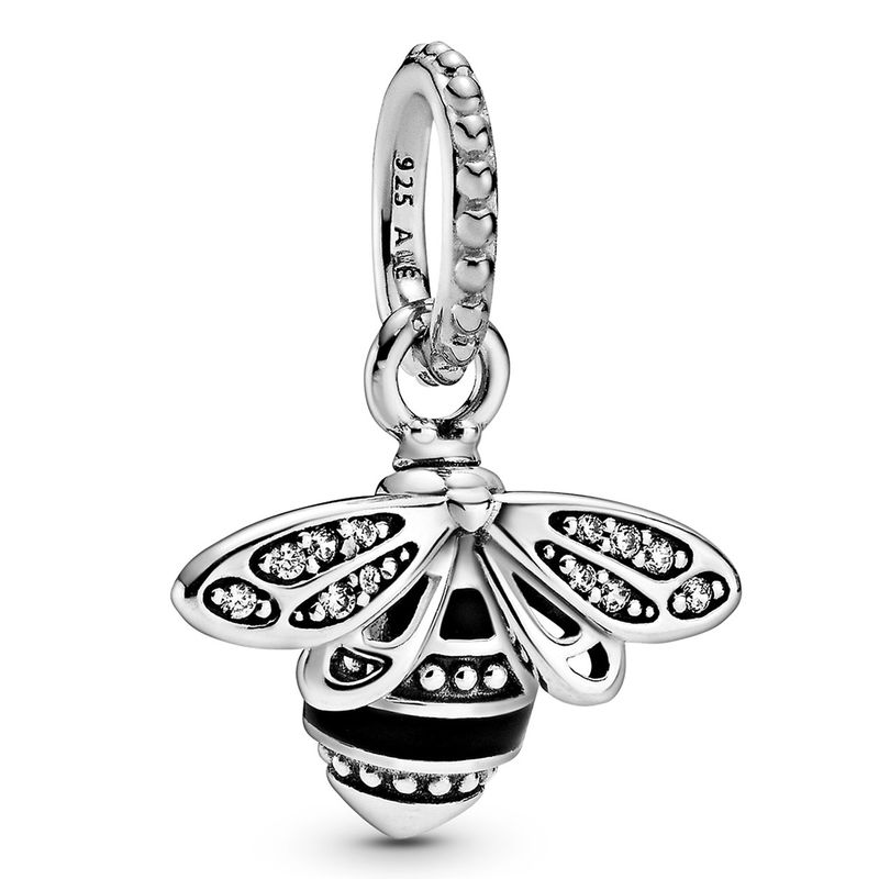 PANDORA - Colgante Abeja Reina Brillante Mujer Pandora