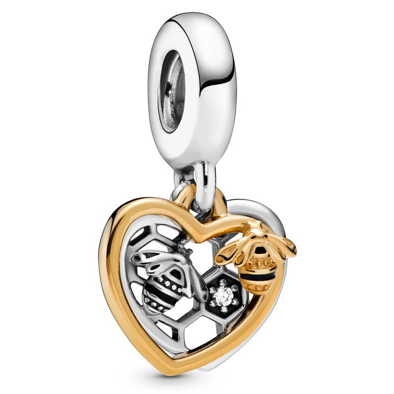 PANDORA - Charm Colgante Corazones Y Abejas Mujer Pandora