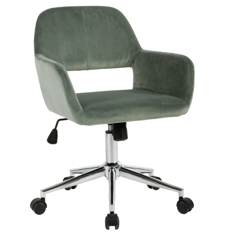 NOVAHUS - Silla De Escritorio Cromwell Terciopelo - Verde