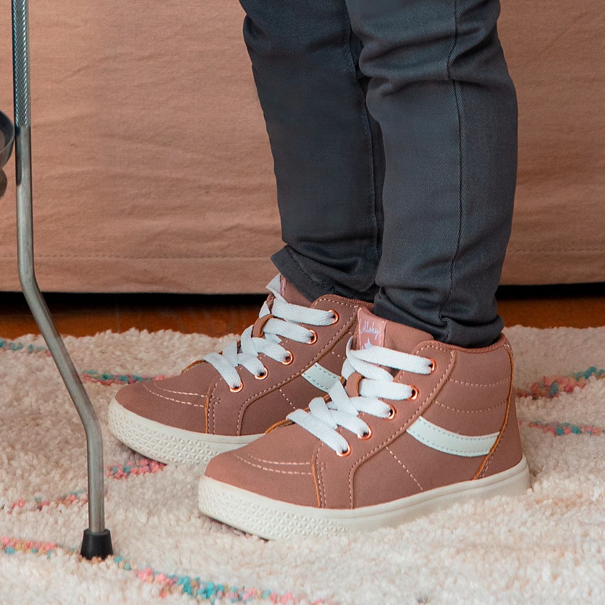 COLLOKY - Zapatilla Outdoor Niña Rosada