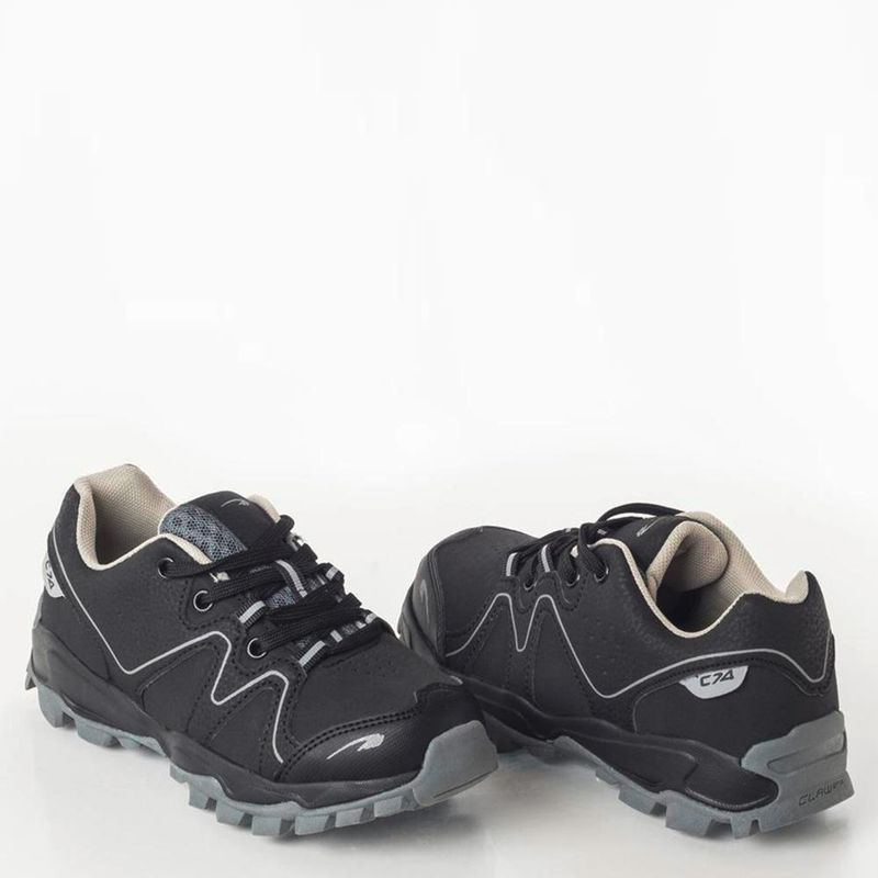 COLLOKY - Zapatilla Outdoor Niño Negro
