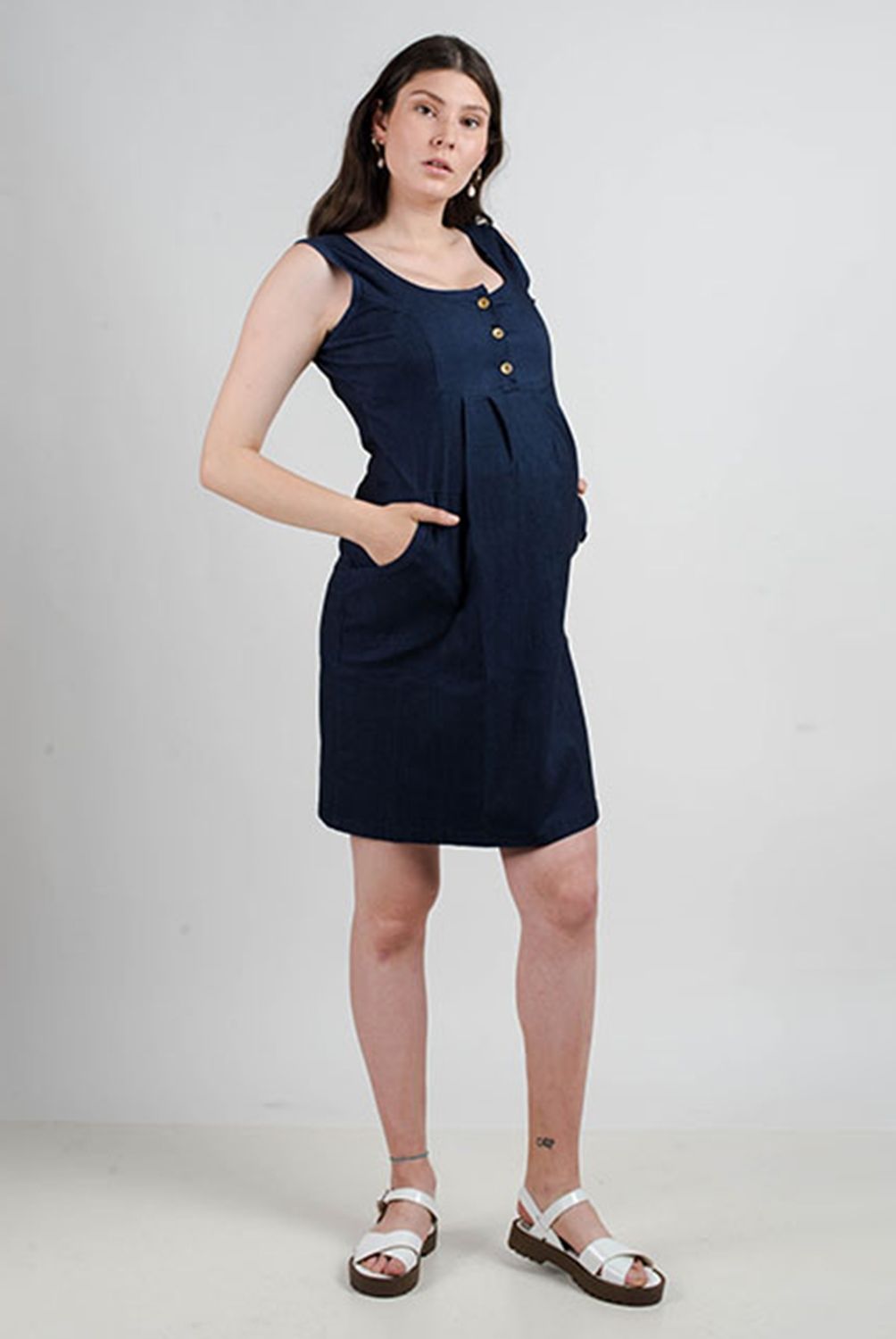 CECI CHIC - Jumper Mezclilla Elasticado