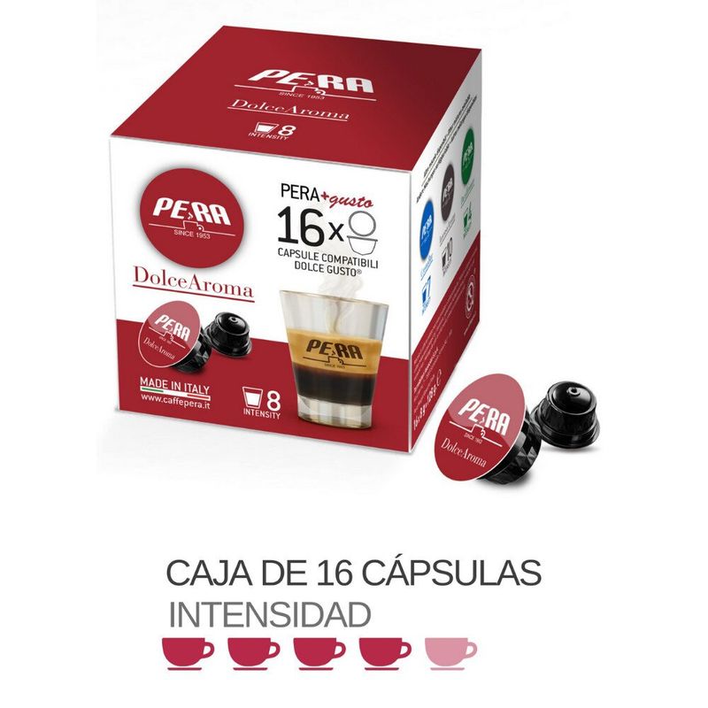 CAFFE PERA - Cápsulas Compatibles con Dolce Gusto DOLCE AROMA