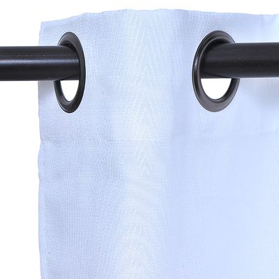 Imagen 2 del producto Set Cortinas Jqd Ar 140X220 Cm Chevron White