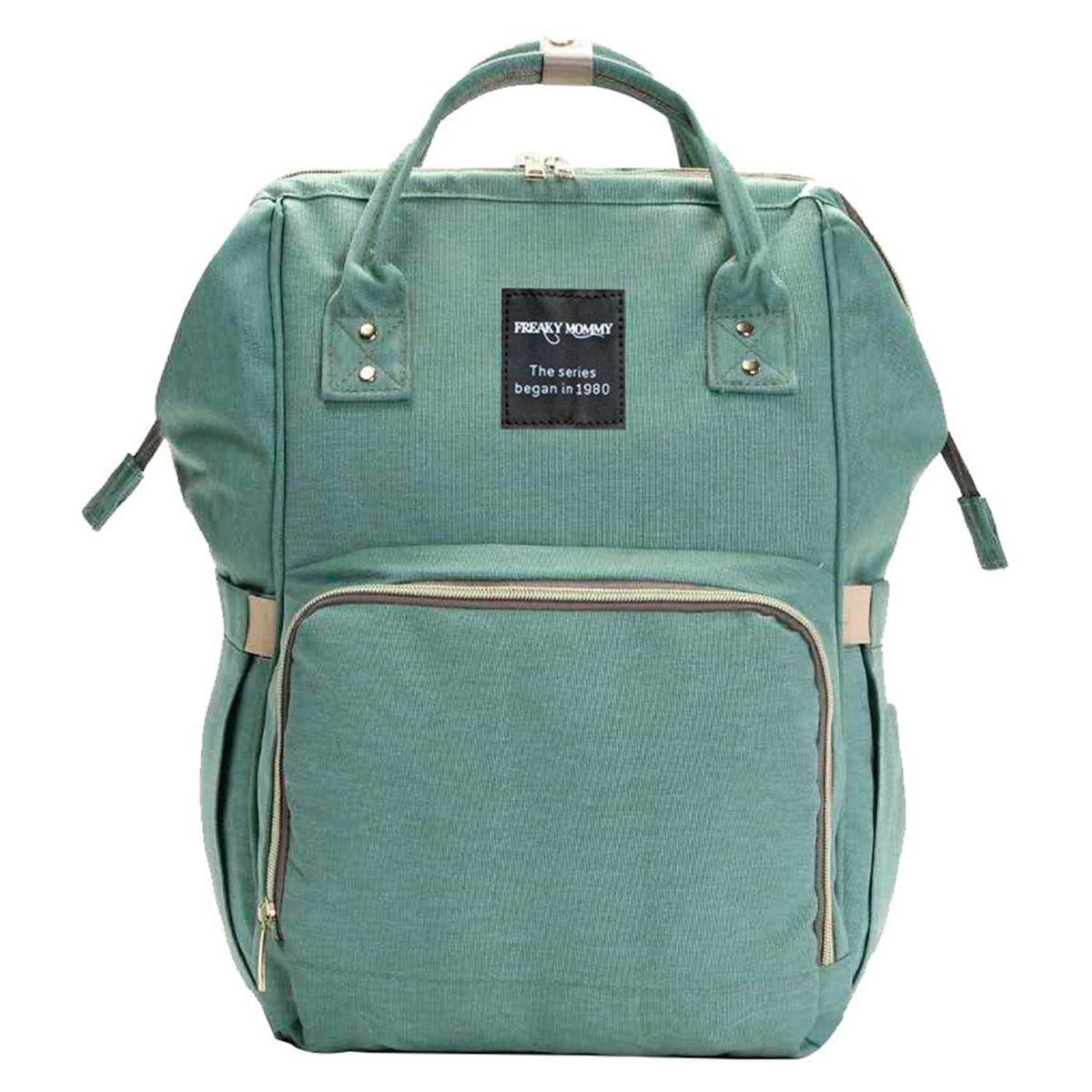 INNOVATE K - Mochila Maternal Pañalera Verde Freaky Mommy