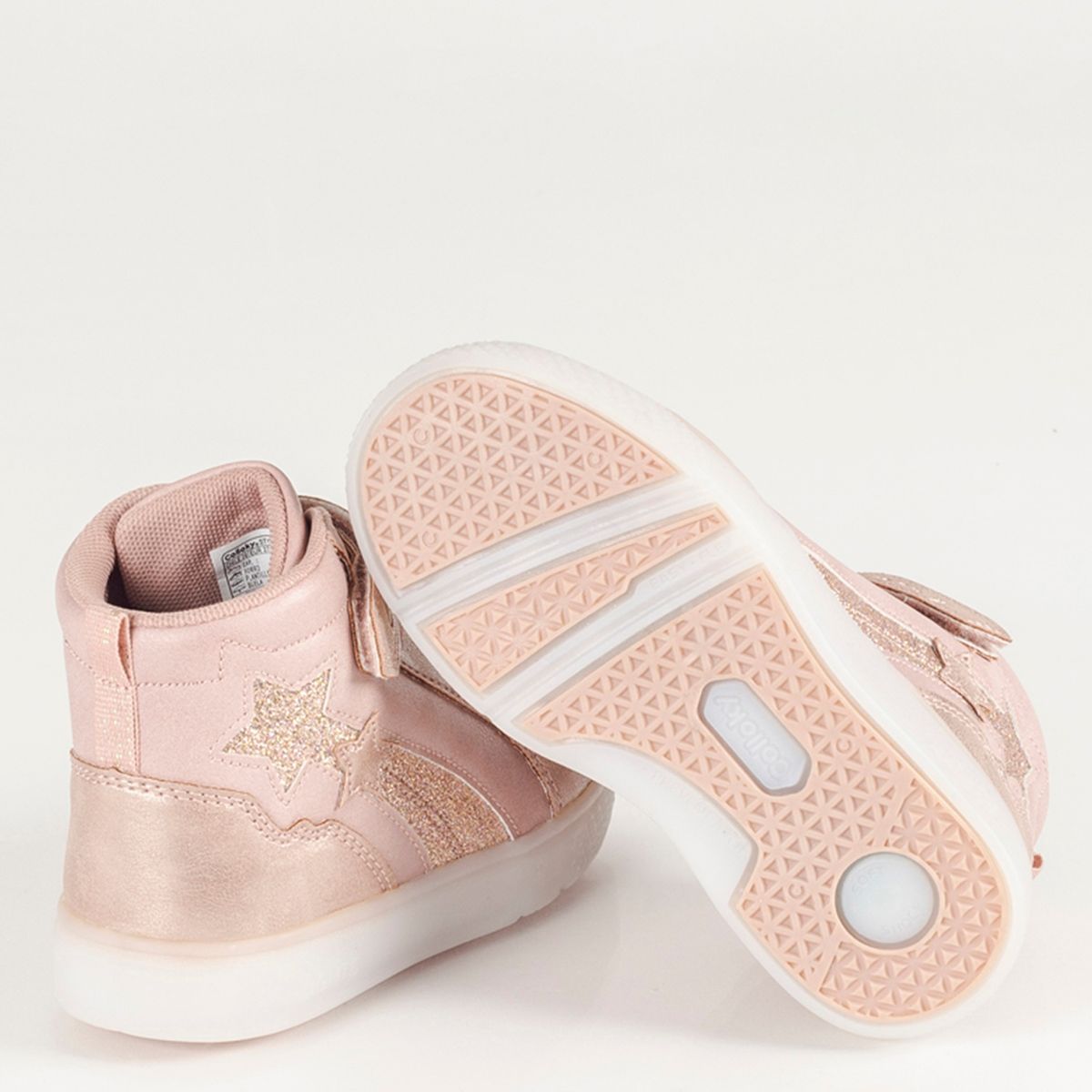 COLLOKY - Zapatilla Niña Luces Rosada