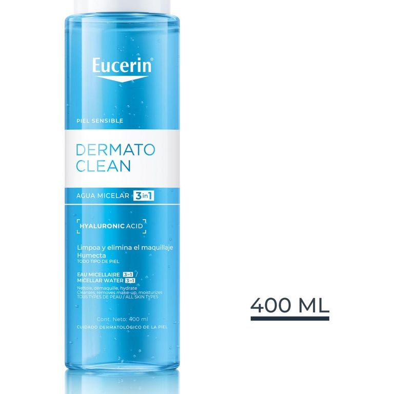Loción Micelar DermatoCLEAN 3en1 Facial 400ml