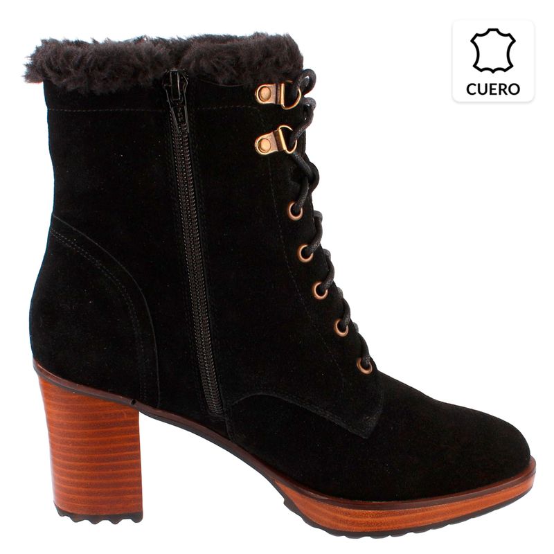 HUSH PUPPIES - Botín Cuero Mujer Abigail Ne