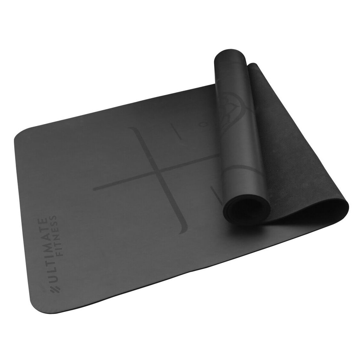 ULTIMATE FITNESS - Mat De Yoga Premium Pu Natural Rubber 5 Mm