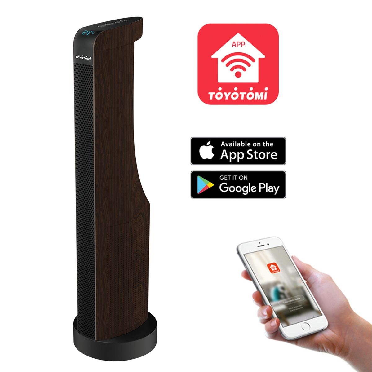 TOYOTOMI - Termoventilador Torre 2 kW TW-2079W Toyotomi