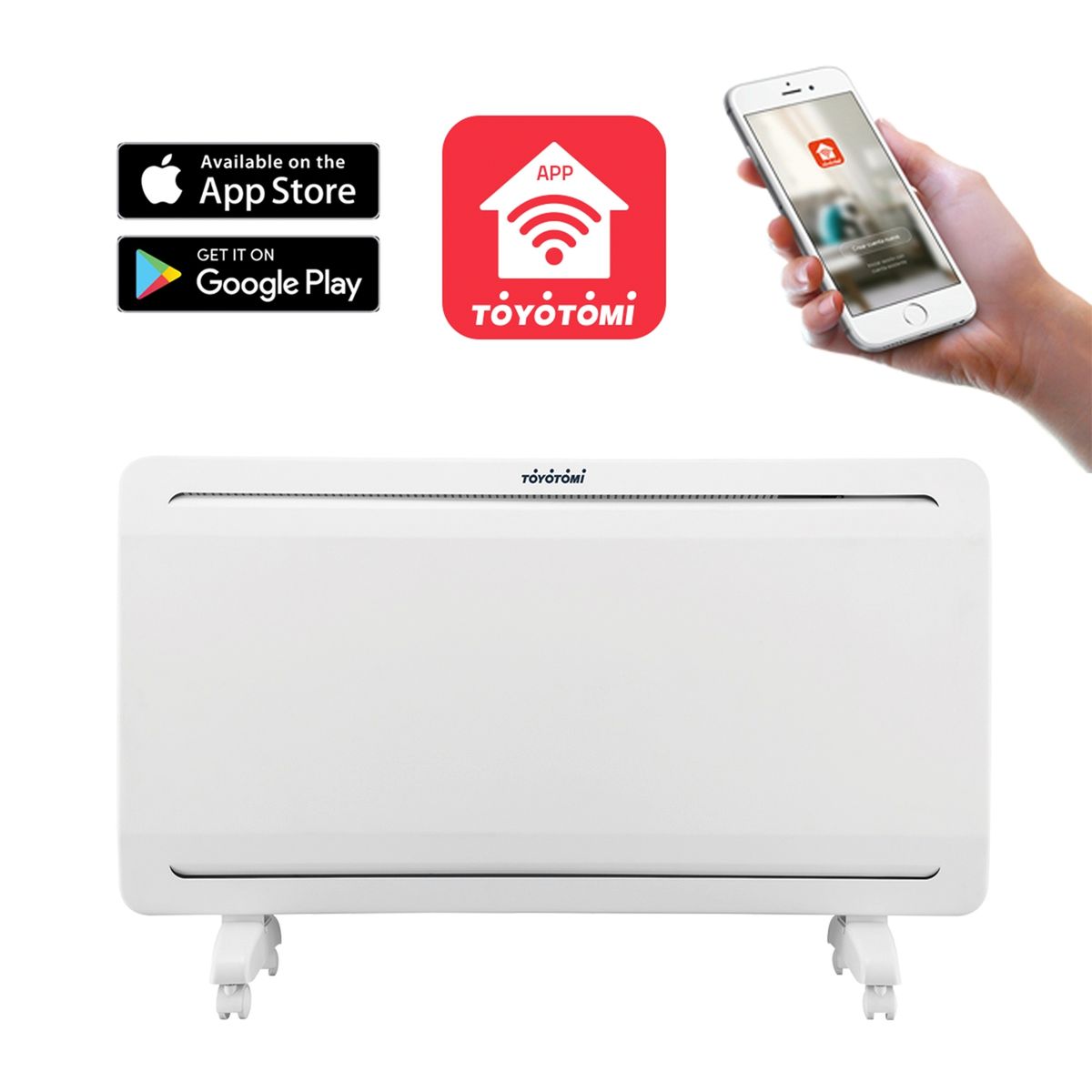 TOYOTOMI - Convector Eléctrico Wifi 2 kW CE-2072W Toyotomi