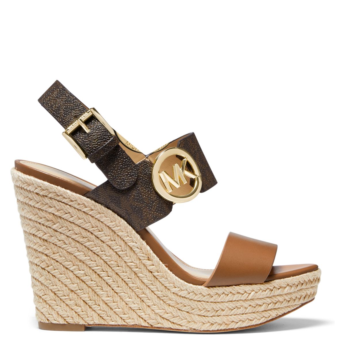 MICHAEL KORS - Sandalia Mujer Cuero Café