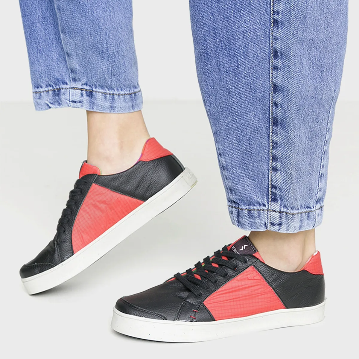 KRUZA - Zapatilla Urbana Hombre Negro Kruza