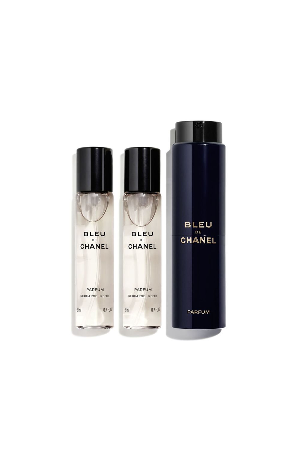 CHANEL BLEU DE CHANEL Frasco Recargable Twist and Spray Parfum