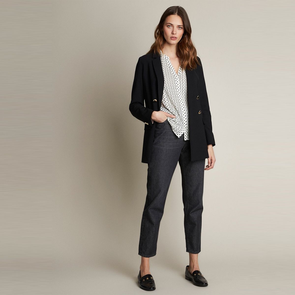 MAISON 123 - Blazer Sastrero Mujer Maison 123