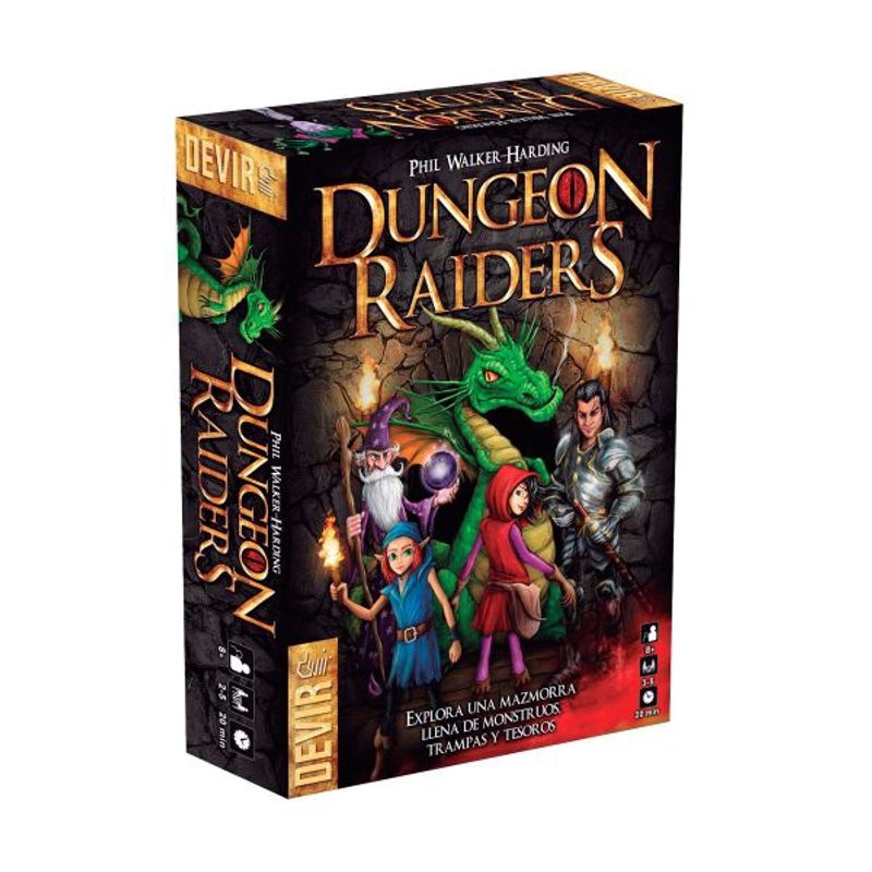 DEVIR - Juego De Mesa Infantil dungeon raiders