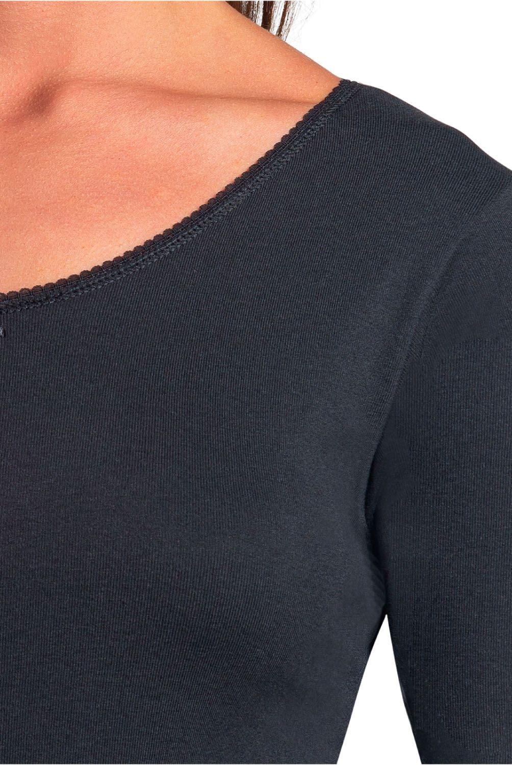 CAFFARENA - Camiseta Cuello Redondo Mujer Caffarena
